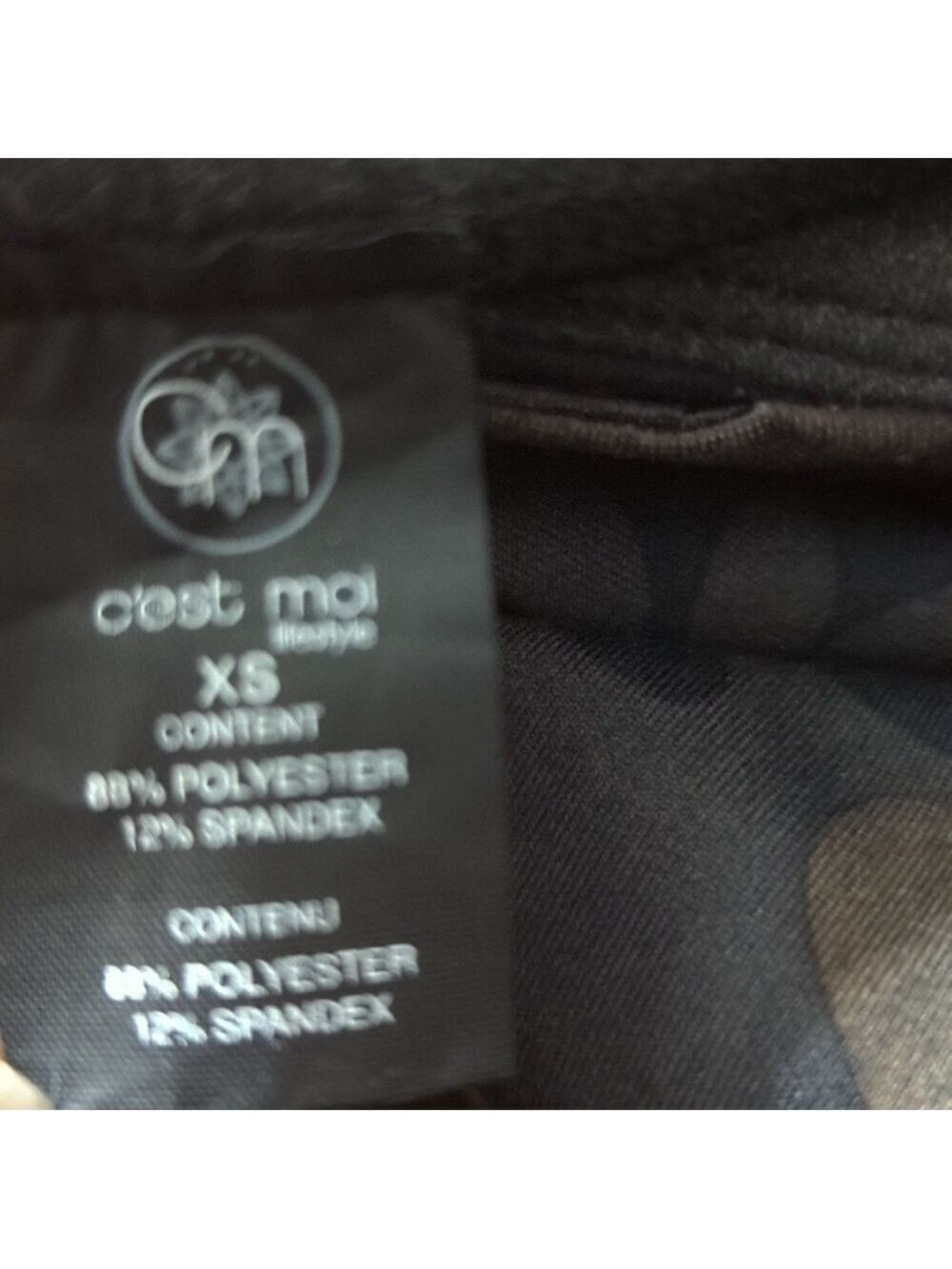C’EST MOI 2 IN 1 LEGGINGS CAMO CONVERTS TO HEATHER BLACK - Picture 9 of 11